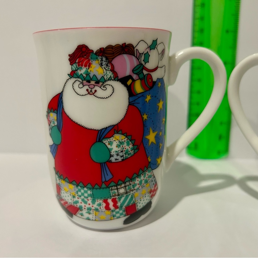 Otagiri Cheerful Santa Claus Mug Set
